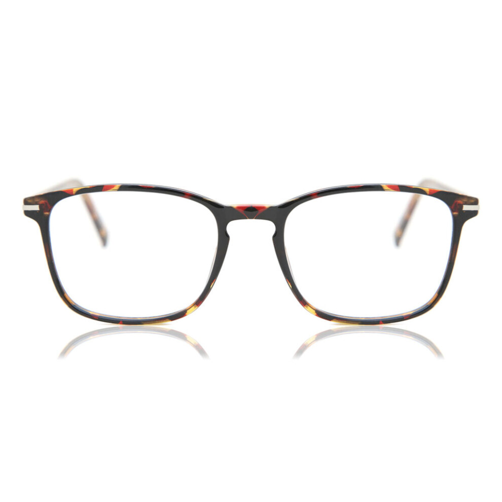Smartbuy Collection Full Rim Square Tortoise Fundy Cp120f Unisex Eyeglasses