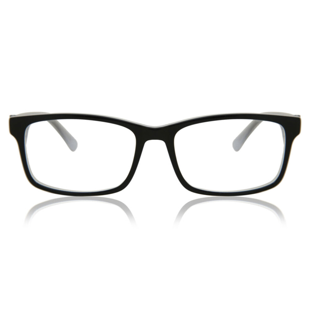 Smartbuy Collection Full Rim Rectangle Black Chakaia A56e Unisex Eyeglasses
