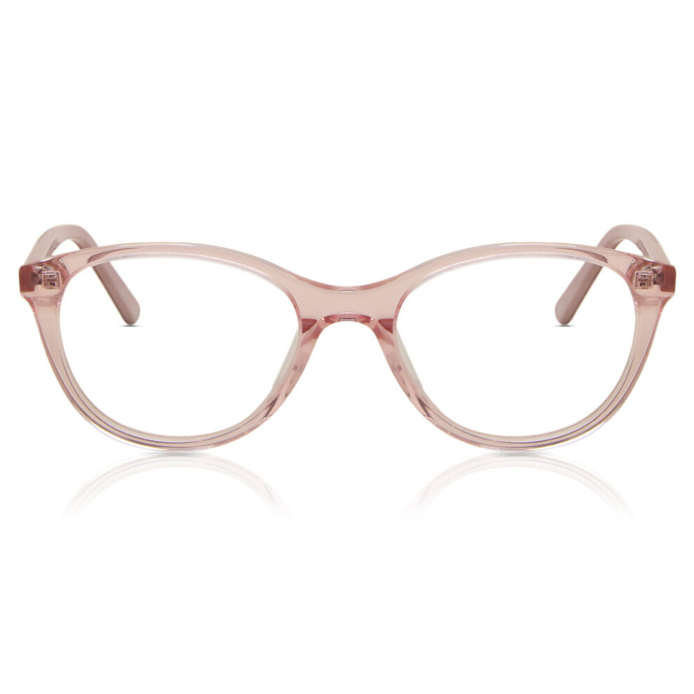 Smartbuy Collection Full Rim Oval Transparent Pink Smartbuy Kids Naia Jsk-363 015 Kids Eyeglasses