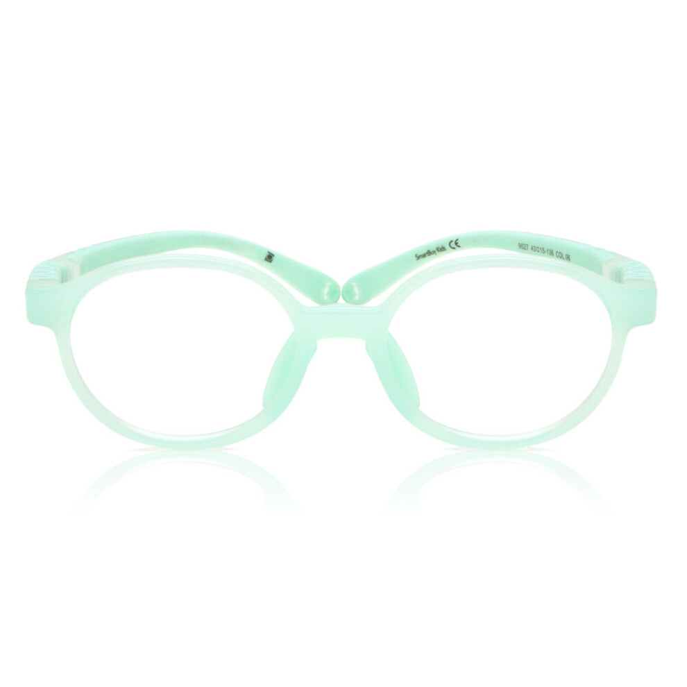 Smartbuy Collection Full Rim Round Green Smartbuy Kids Sparkle 9027 C6 Kids Eyeglasses