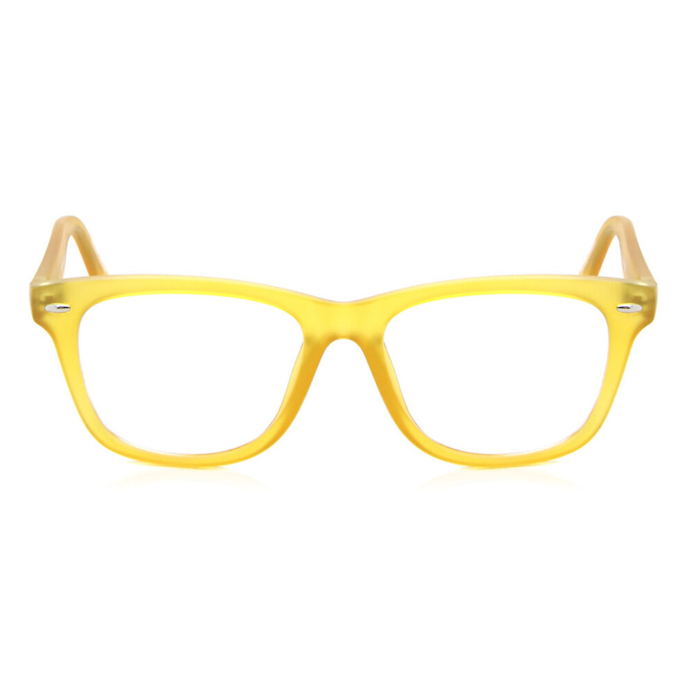 Smartbuy Collection Yellow Full Rim Square Smartbuy Kids Brianna Pk13f Kids Eyeglasses