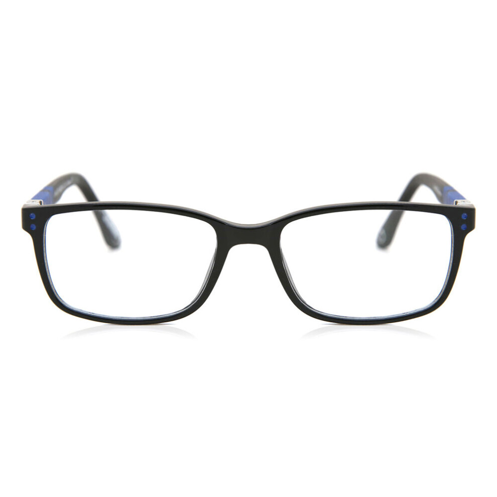 Smartbuy Collection Full Rim Square Black Angel Jsk-337 022 Unisex Eyeglasses