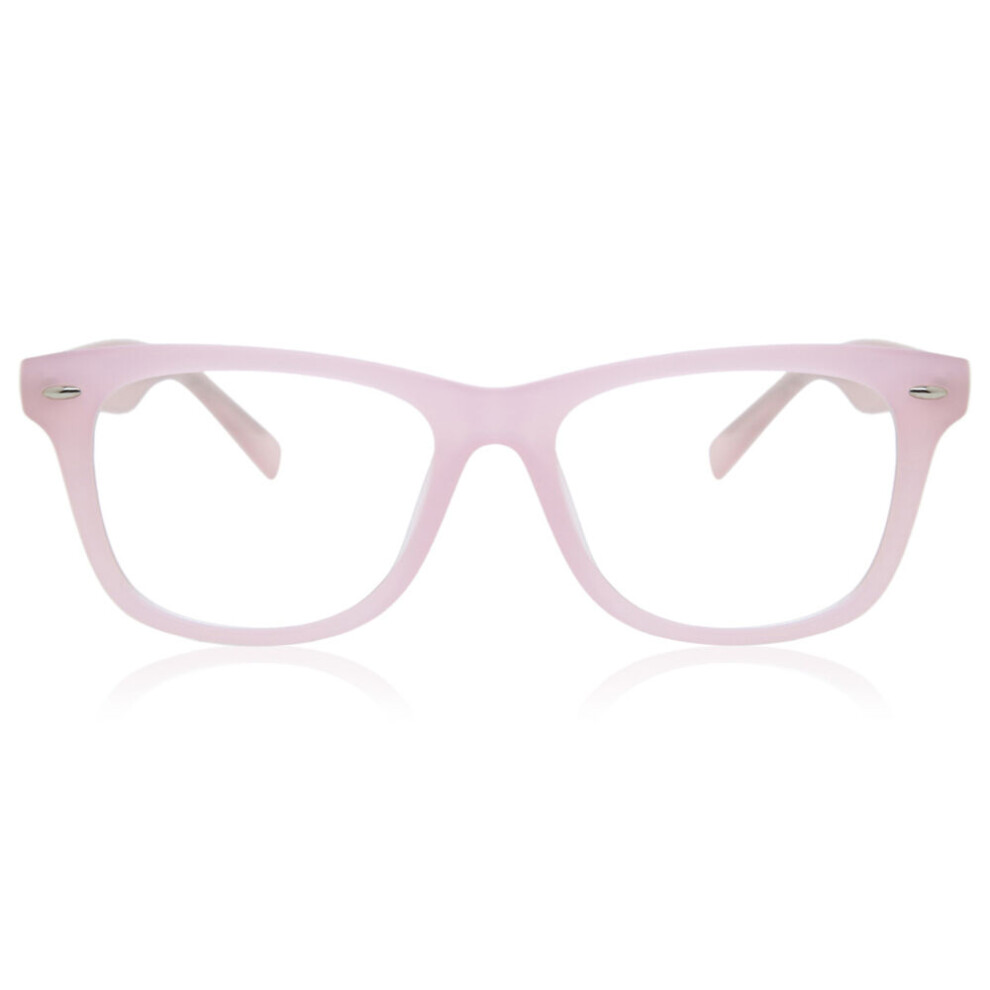 Smartbuy Collection Pink Full Rim Square Smartbuy Kids Brianna Pk13b Kids Eyeglasses