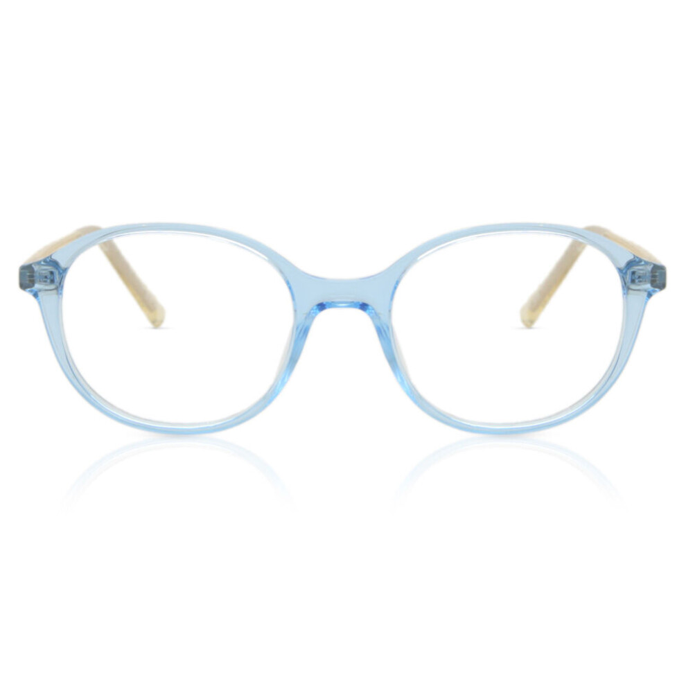 Smartbuy Collection Full Rim Oval Transparent Blue Smartbuy Kids Wile Jsk-361 046 Kids Eyeglasses
