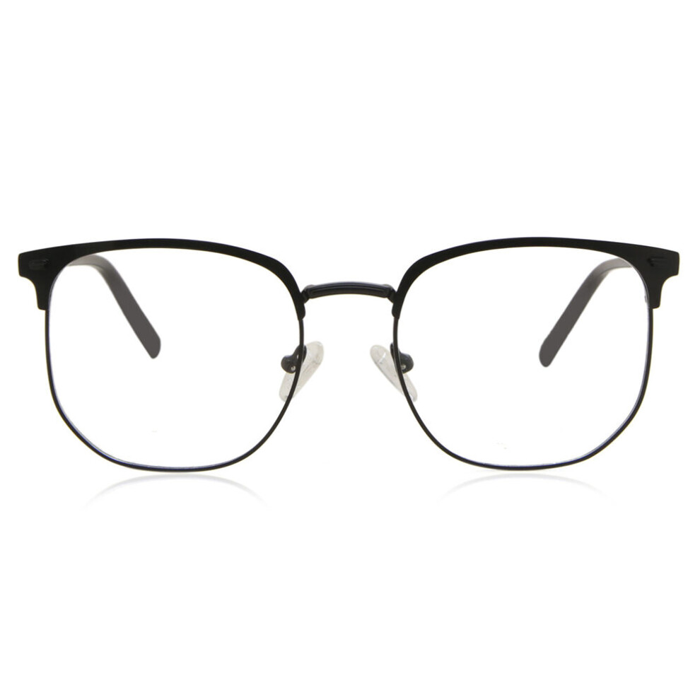 Smartbuy Collection Full Rim Browline Matte Black Makena 887C Men Eyeglasses