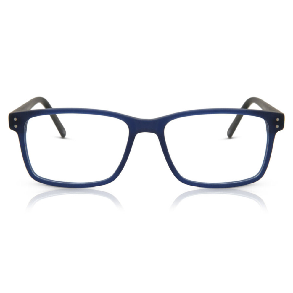 Smartbuy Collection Blue Full Rim Square Kaya A84e Unisex Eyeglasses