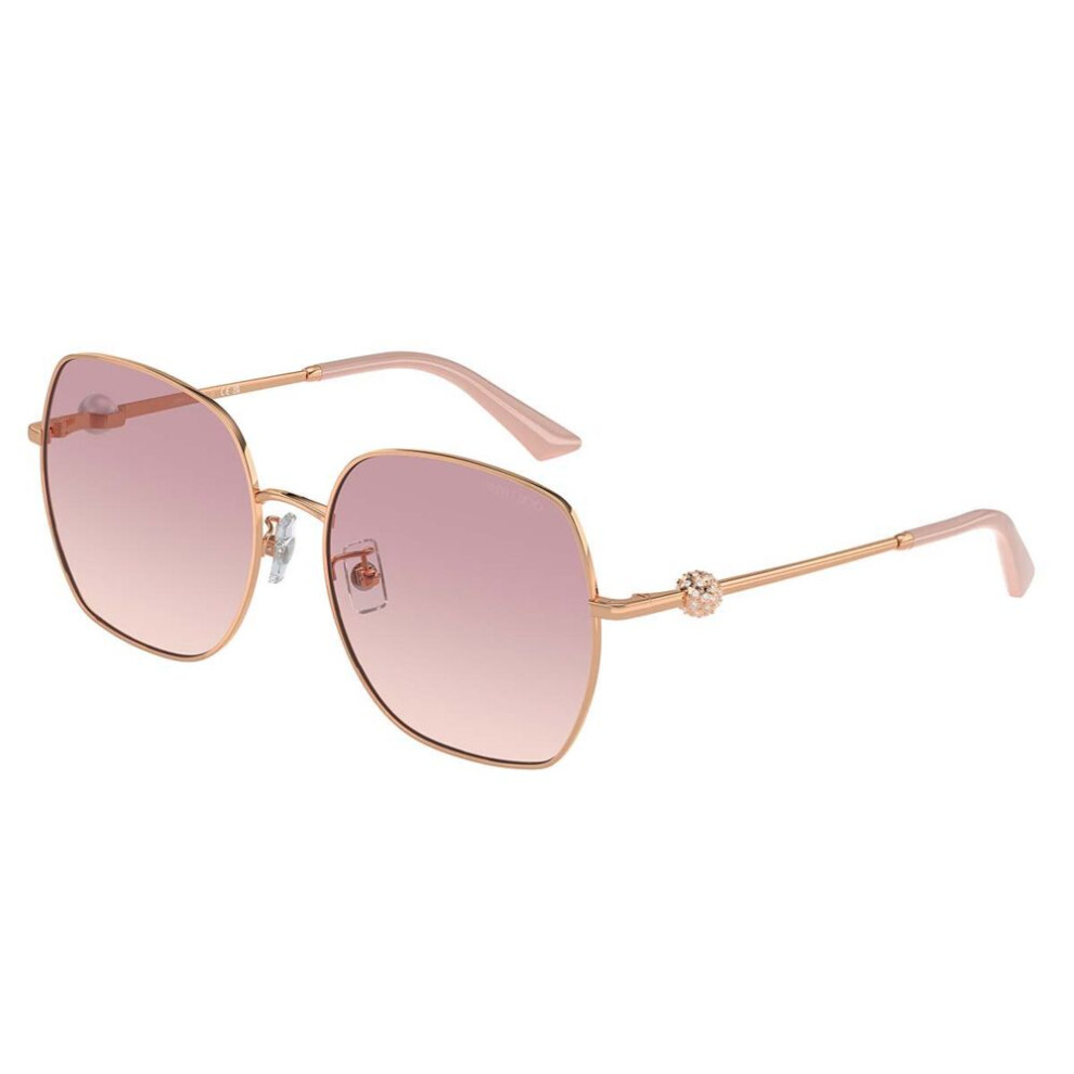 Jimmy Choo Gold/Pink Jc4008hd 300868 Woman Sunglasses Metal Squared Normal Shaded - Image 3