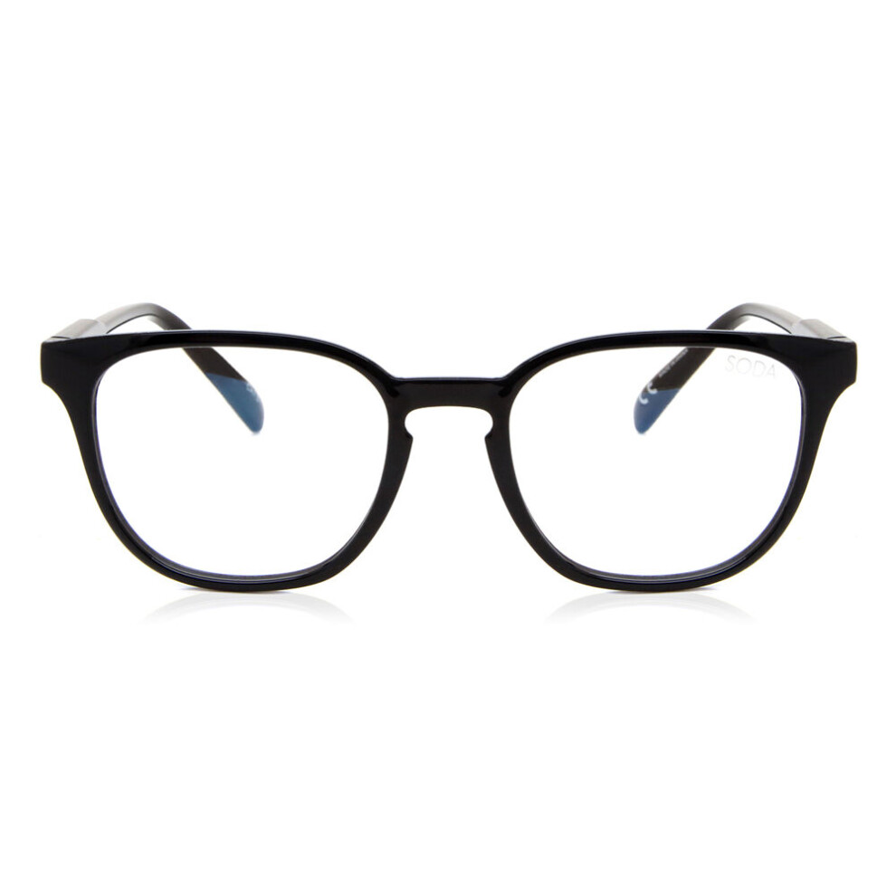 Soda Shades Franklin Black Unisex New Eyeglasses