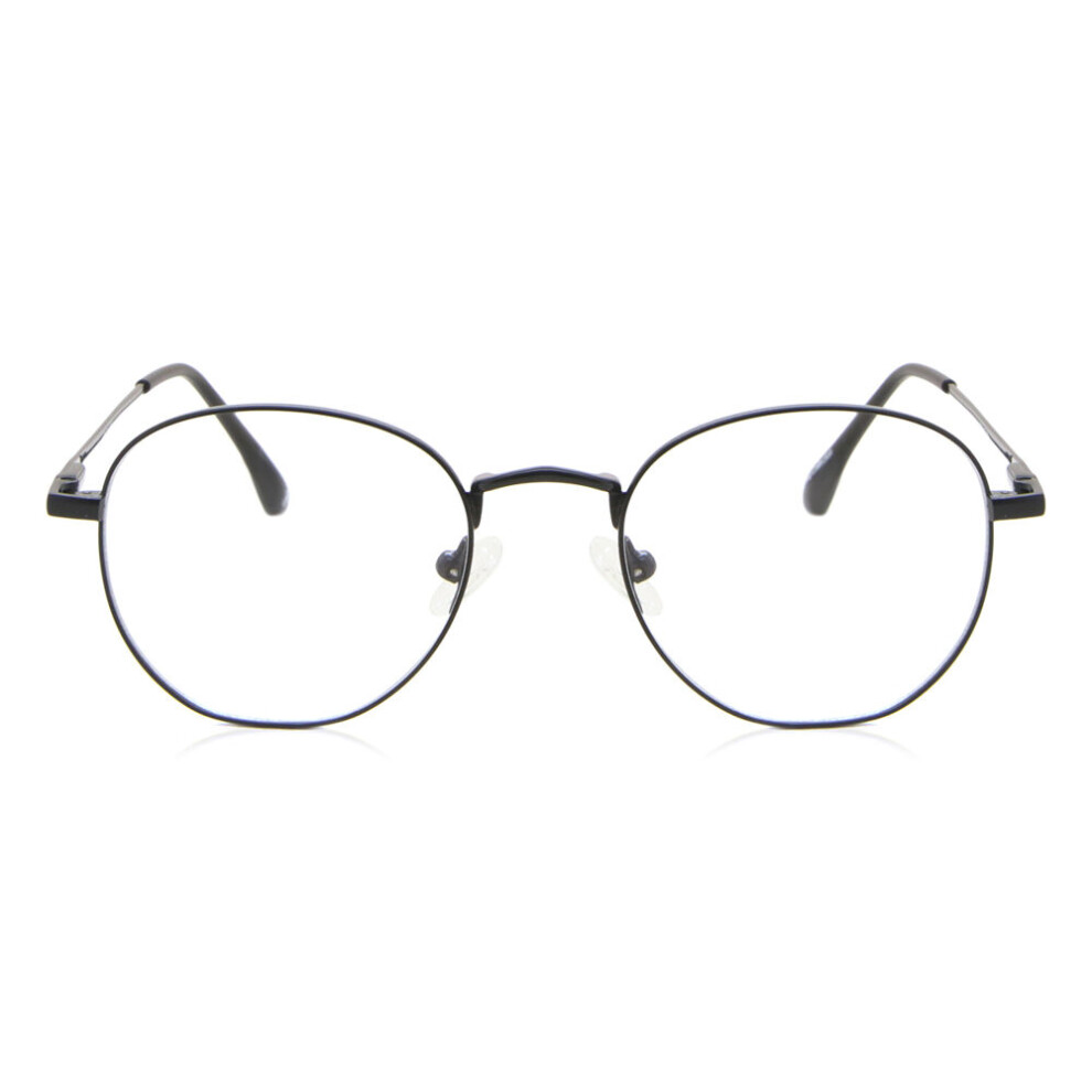 Smartbuy Collection Black Full Rim Oval Hokk M298d Unisex Eyeglasses