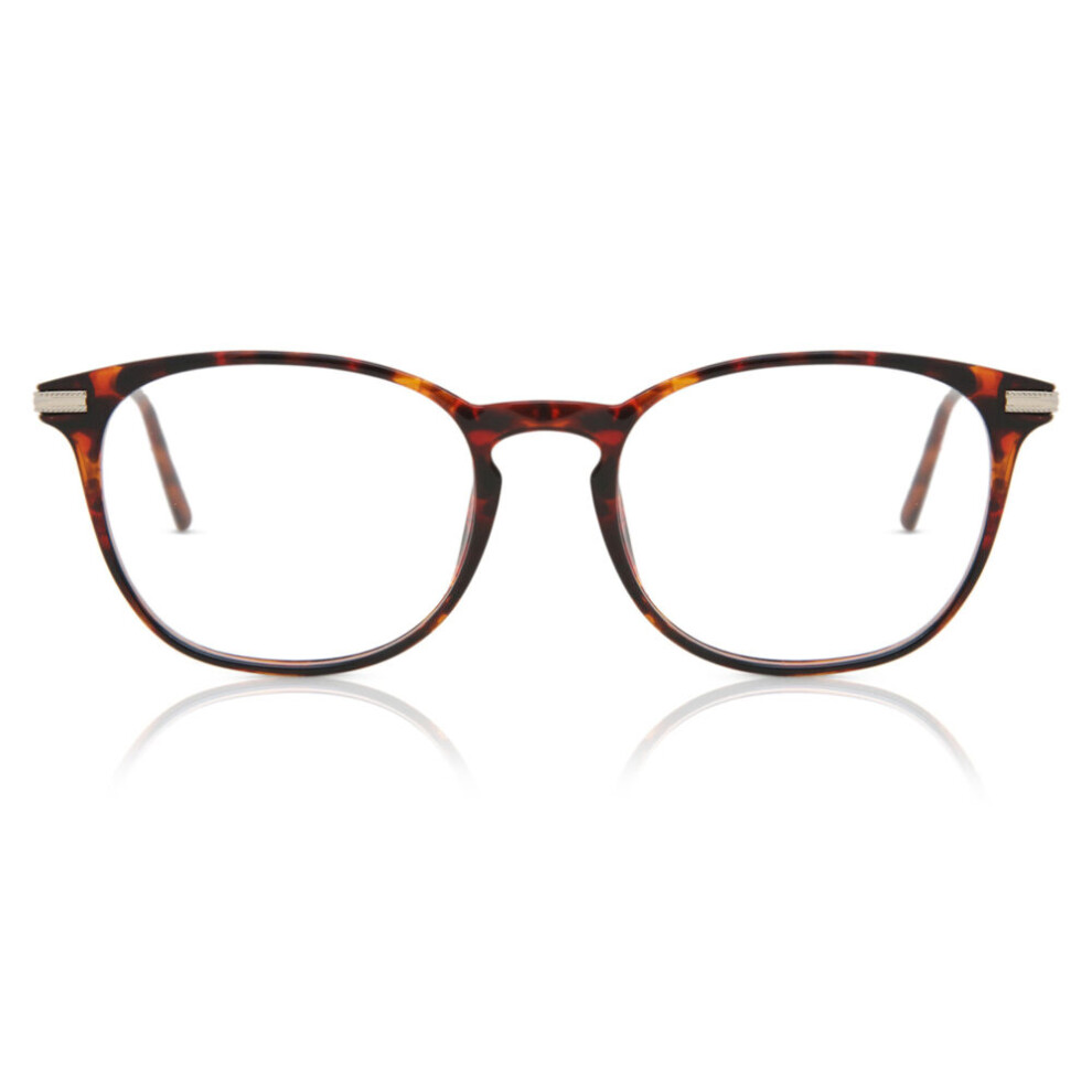 Smartbuy Collection Full Rim Oval Tortoise Simone Ac3b Unisex Eyeglasses