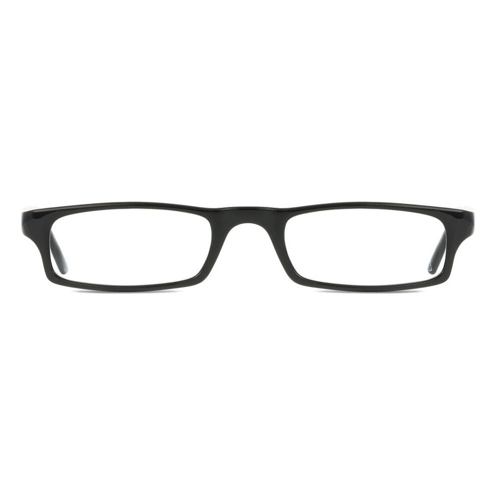 Smartbuy Collection Full Rim Rectangle Black Tanner T-0023M 002 Unisex Eyeglasses