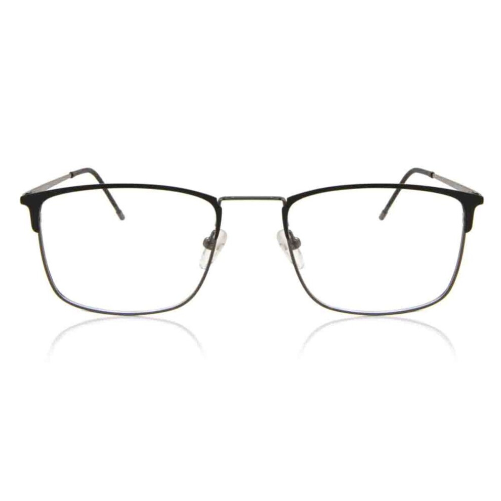 Smartbuy Collection Full Rim Square Black Gunmetal Noe 893A Unisex Eyeglasses