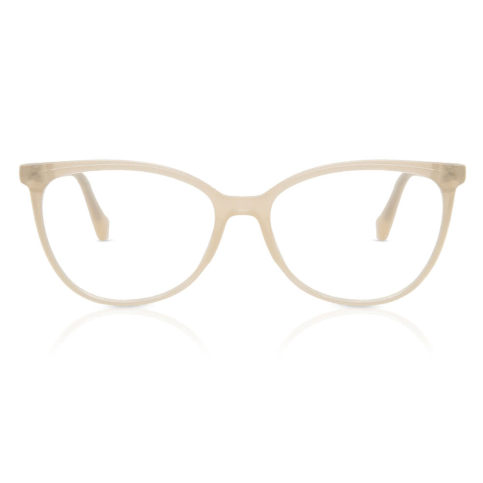 Smartbuy Collection Full Rim Cat Eye Transparent Beige Brown Maja Cp116f Women Eyeglasses