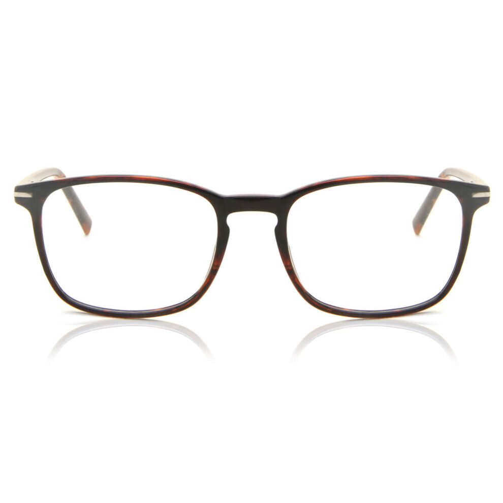 Smartbuy Collection Full Rim Square Tortoise Elk Ac9d Unisex Eyeglasses