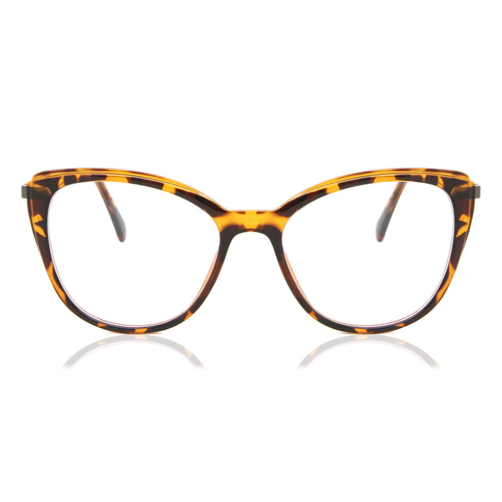Smartbuy Collection Full Rim Cat Eye Tortoise Georggian Cp121d Women Eyeglasses
