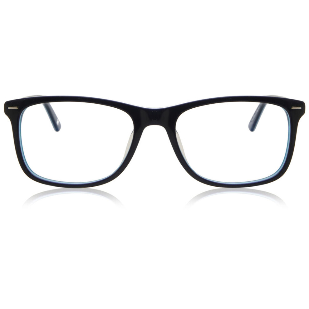 Smartbuy Collection Blue Full Rim Square Lincoln A71d Men Eyeglasses
