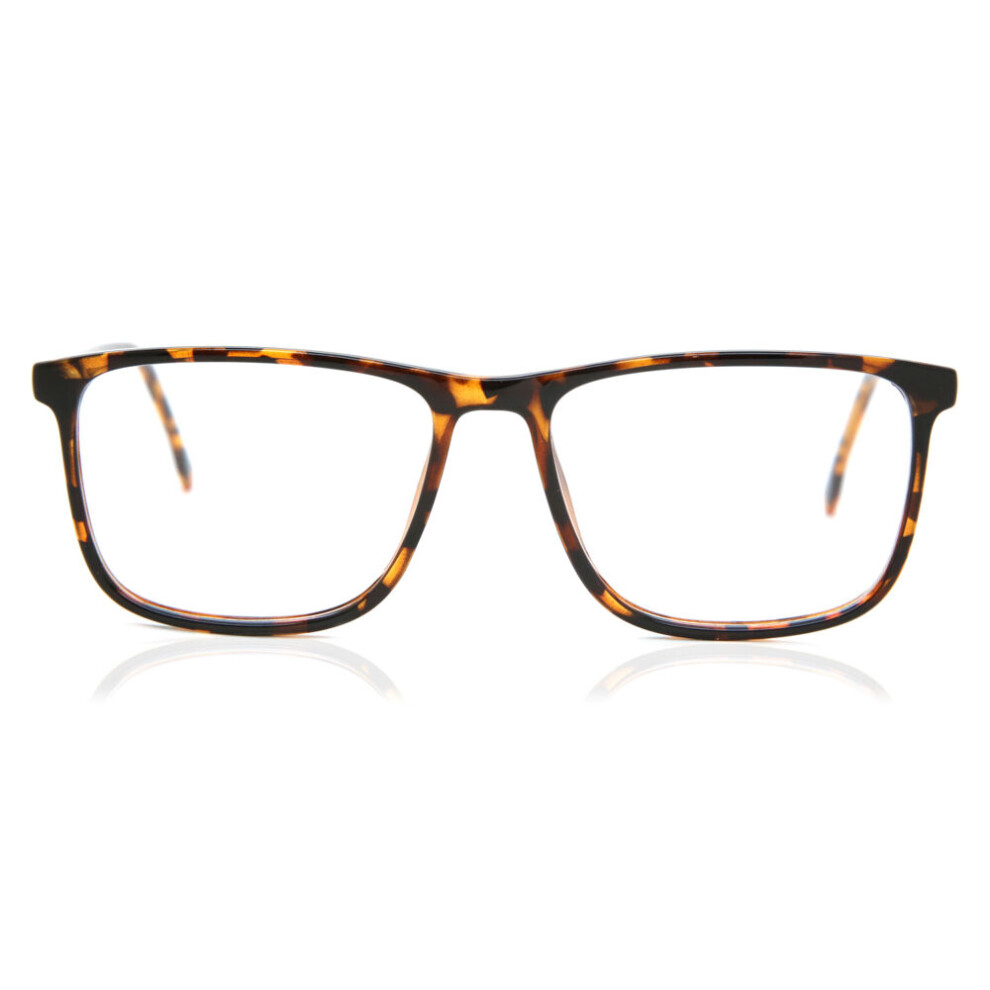 Smartbuy Collection Full Rim Square Tortoise Tiantian Cp132b Men Eyeglasses