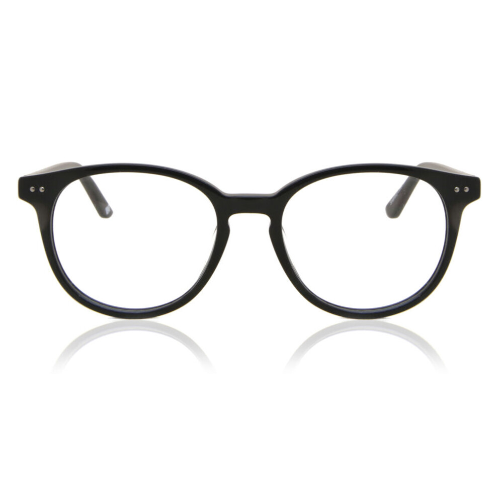 Smartbuy Collection Black Full Rim Oval Kensington Ac32 Unisex Eyeglasses