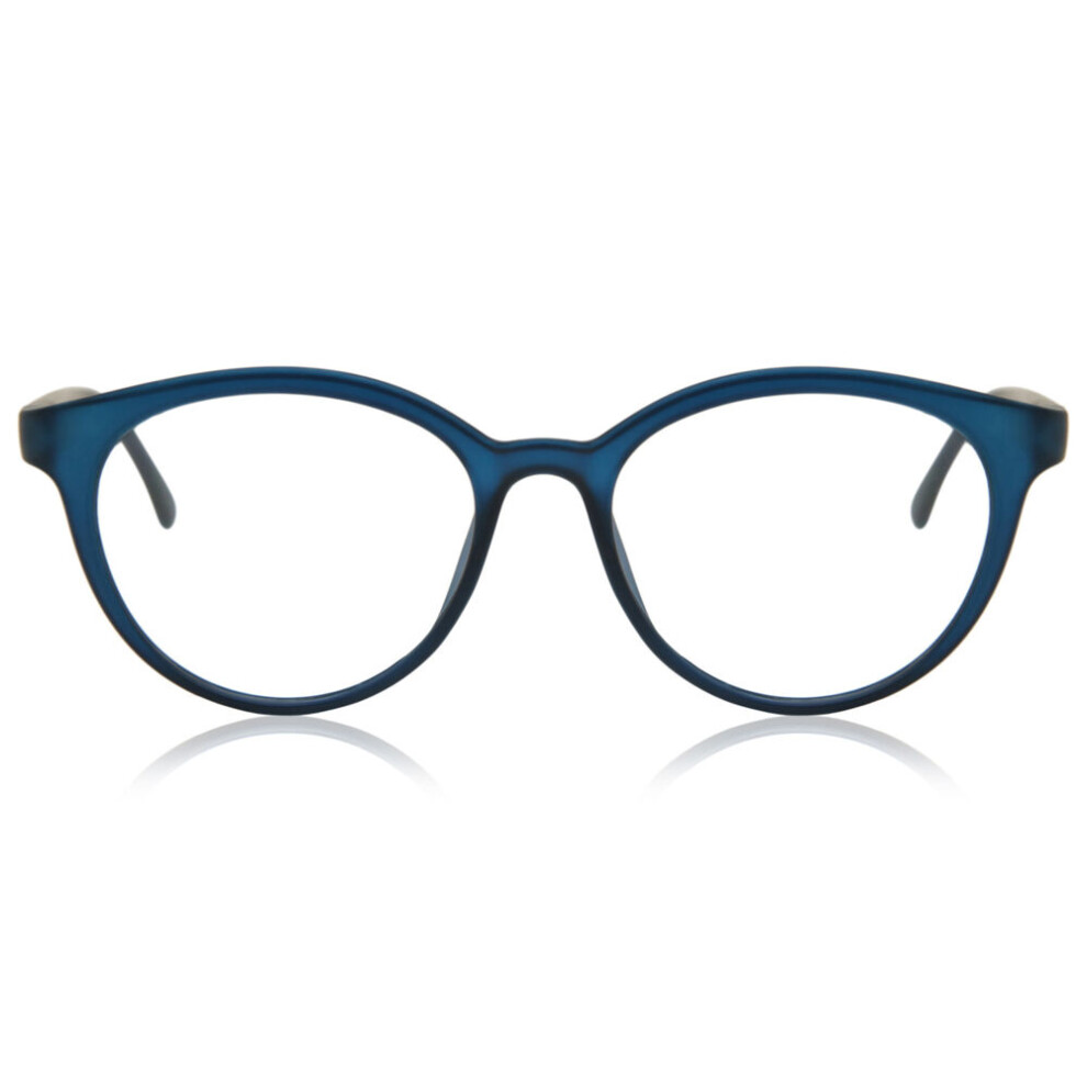 Smartbuy Collection Blue Full Rim Round Ultimo Cp140d Unisex Eyeglasses