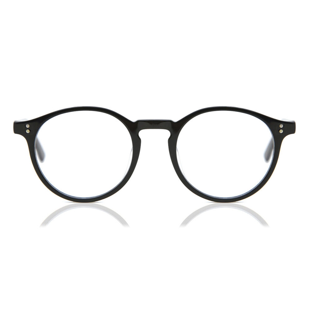 Smartbuy Collection Black Full Rim Oval Blink Am74 Unisex Eyeglasses