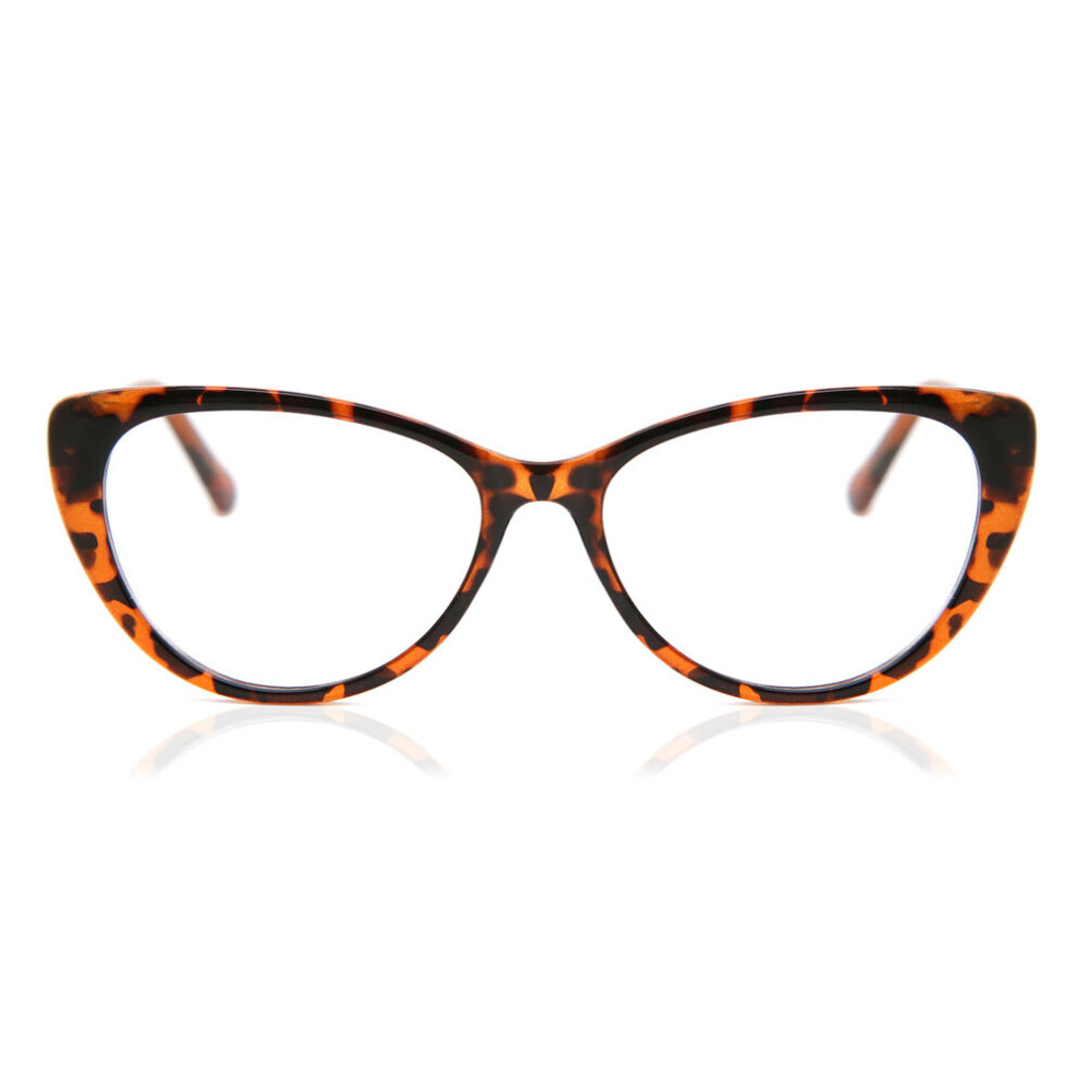 Smartbuy Collection Full Rim Cat Eye Tortoise Merijean Cp138a Women Eyeglasses