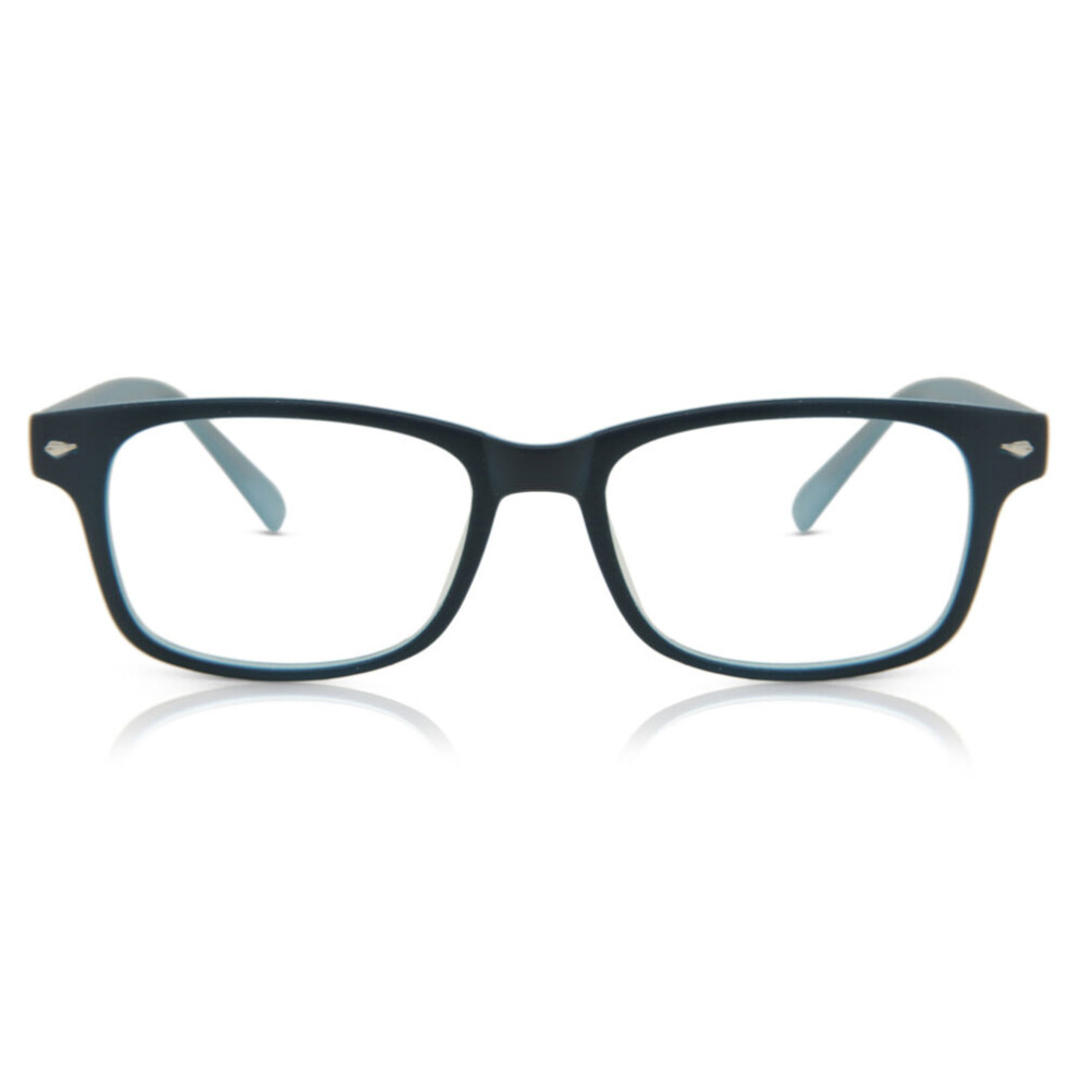 Smartbuy Collection Green Full Rim Rectangle Quinn Cp156c Unisex Eyeglasses