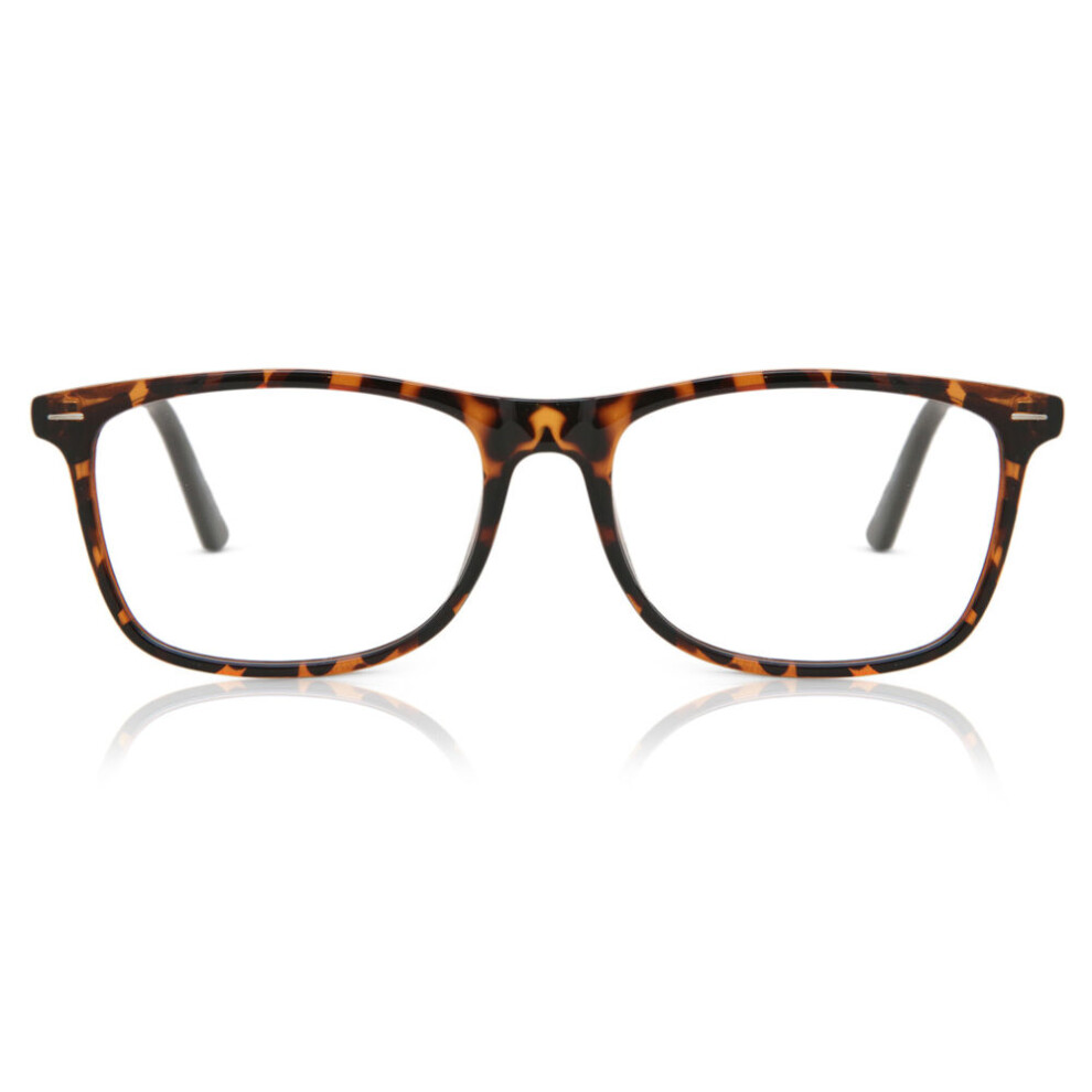 Smartbuy Collection Full Rim Oval Tortoise Levin Cp153a Unisex Eyeglasses
