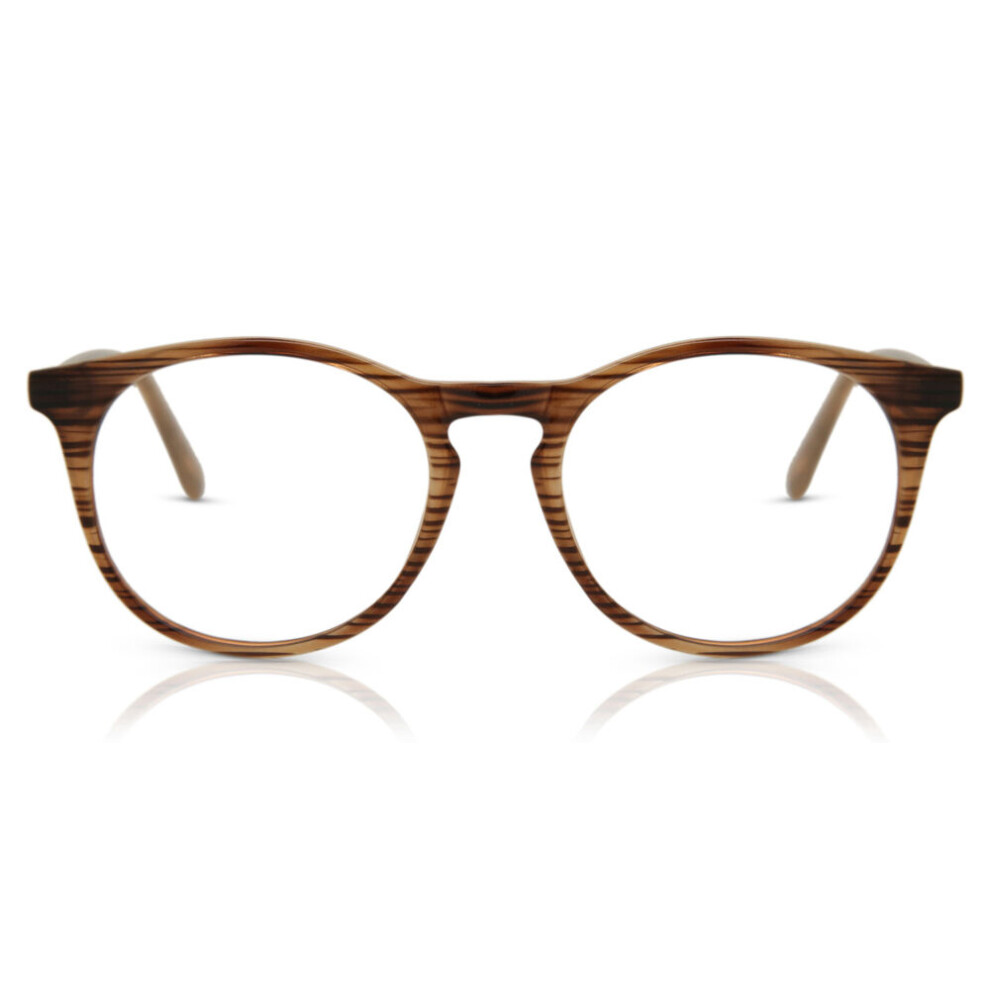 Smartbuy Collection Brown Full Rim Oval Betty Cp146f Unisex Eyeglasses