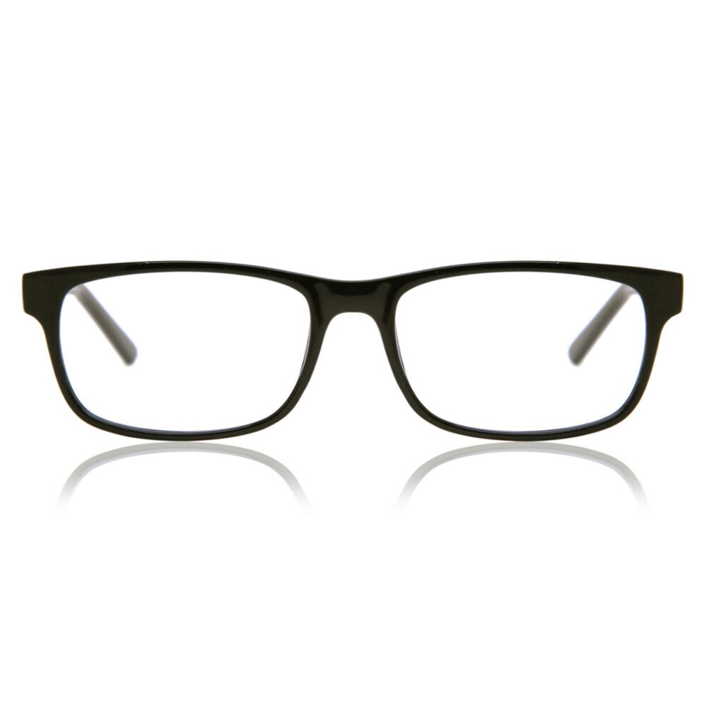 Smartbuy Collection Full Rim Oval Black Kumin Cp154 Unisex Eyeglasses