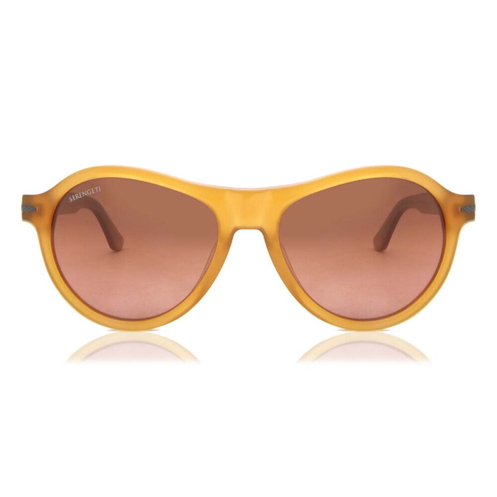 Serengeti Brown Danby Polarized Ss527002 Unisex New Sunglasses