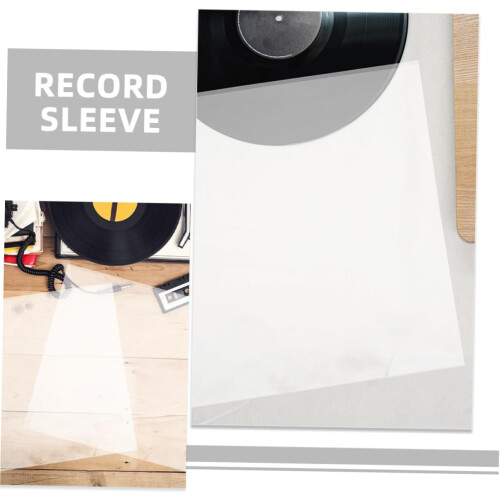 10pcs Clear Vinyl Record Outer Sleeves ScratchResistant Dustproof Protective Covers for LPs 1