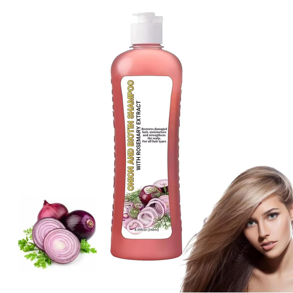 Onion Rosemary Shampoo and Conditioner Set for Hair Growth, Hair Loss and Thinning Hair Care