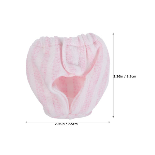 Waschbare Kleine Haustierwindel Rosa Aus Polyester 1