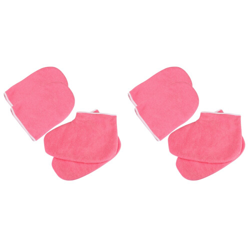 2Ensembles Accessoires Paraffine Rouge Pastèque Protection Pieds Mains 1