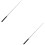 2Pièces Pointeur Manuel Extensible Noir Avec Tête Feutre Remplaçable 6