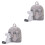2Pièces Sac À Laisse Cartoon Pour - Et 3