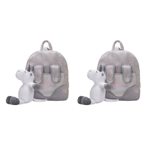 2Pièces Sac À Laisse Cartoon Pour - Et 1