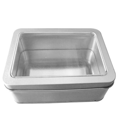 5 Pcs Large Silver Cookie Jar Elegant Tins Hard To Bend