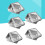 5 Pcs Large Silver Cookie Jar Elegant Tins Hard To Bend 6