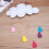 2Pièces Accessoires Décoratifs Nuage Pour Chambre Bébé 9