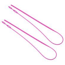6Pièces Outils En Plastique Rose Pour Enfiler Élastiques DIY