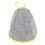 2Pcs Sauna Hat Wool Felt Grey Yellow, Unisex 6