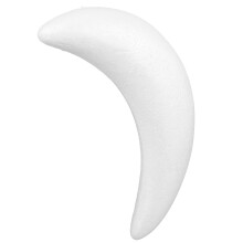 4Pcs White Foam Moon Craft Balls Polystyrene for DIY Kid Activities