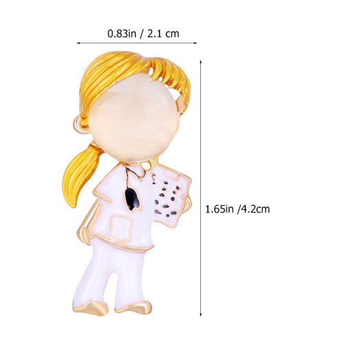 2Pièces Broches Épingles Infirmière Style En 2