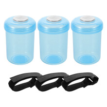 3Pcs Sky-Blue Plastic Reed Soaker Cup for Bassoon Oboe Clarinet Use