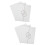 2Ensembles Présentoirs Trifold En Carton Avec Rubans Double-Face 8