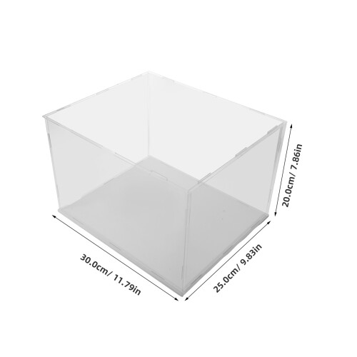 Clear Dustproof Baseball Cap Display Case Acrylic Storage Box 1