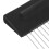 2Pcs Black Wood Grain Effect Tool Stainless Steel Wall Texture Comb 8