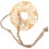 3Pièces Distributeurs Naturels En Bambou Beige Pour Hamsters 3