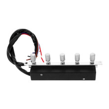 Universal Range Hood Keyboard Switch with 5 Buttons Black